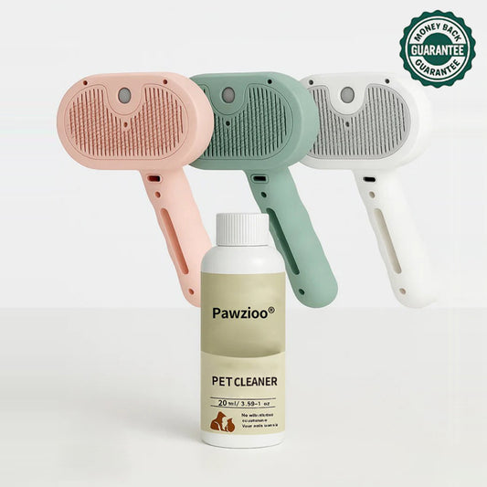 Pawzioo® Pet Grooming Steam Brush